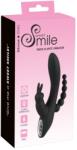 Sweet Smile Vibrator Smile Triple G-Spot cu Stimulare Vaginală, Clitoridiană și Anală Vibrator