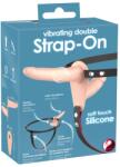 You2Toys Strap-On Vibrant cu Dildo Dublu - 10 Moduri de Vibrație