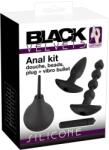 Black Velvets Kit Anal Black Velvets 4 în 1 cu Plug, Bile, Duș Intim și Vibrator