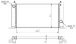 MTR Radiator, racire motor MTR 13054678 (13054678)