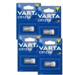 VARTA Set 4 baterii litiu Varta CR123A 3V 1430mAh pentru camere si alarme (58945-)