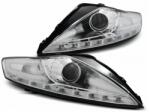 KITT Lightning Faruri LED DRL cu proiector pentru Ford Mondeo MK4 2007-2010, Crom (HLFMOMK4C)