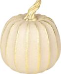 MagicHome Decoratiune dovleac MagicHome Nature auriu-bej, 14x14x16 cm (8092417)