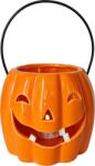 MagicHome Decoratiune dovleac LED din portelan MagicHome, orange, 12, 3 cm (8092436)