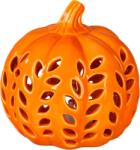 MagicHome Decoratiune dovleac cu lumina MagicHome Nature din portelan, 10, 6 cm (8092440)