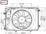 DENSO Ventilator, radiator DENSO DER17000 (DER17000)