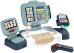Smoby Casă de marcat cu calculator funcțional și scaner Large Cash Register Smoby cu sunete și lumini și cântar mecanic 30 accesorii (SM350121)