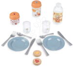 Smoby Coș de picnic și măsuță 2în1 Winnie the Pooh Picnic Basket Smoby cu set pentru masă, 15 accesorii, de la 18 luni (SM312520) Bucatarie copii