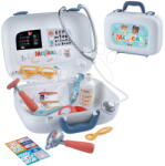 Smoby Trusă medicală cu termometru mecanic Medical Case Smoby cu stetoscop și ochelari, 10 accesorii (SM340106)