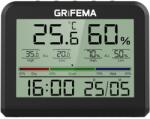 GRIFEMA Termometru Hygrometru Digital GRIFEMA GA2901B, Display LCD 3.6 inch, Negru (47575945)