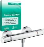 Hansgrohe Termostat de dus hansgrohe Ecostat Comfort, crom, cu SafetyStop, pentru 1 consumator (83917363)
