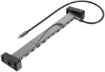Hama Statie de andocare USB C Hama 12 porturi Ultra HD 4K, Aluminiu (96581307)