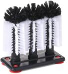 Hendi Perie pentru spalat pahare HENDI BarUp, 3 perii nylon, cu 4 ventuze (90668953)