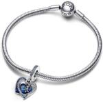 PANDORA Moments 792356C01 Mennyei hullócsillag szív függő charm (Ag925/1000, 2, 4 g)