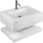 Rea Apollo Muralto Roma 70 mosdó polccal 70x50 cm, márvány mintás KPL-U9994 (KPL-U9994)