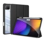 Dux Ducis TOBY tok álló, bőr hatású (aktív FLIP, oldalra nyíló, TRIFOLD, asztali tartó, ceruza tartó) FEKETE Xiaomi Pad 7 Pro / Pad 7 (GP-168768) - aqua