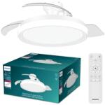 Philips 8721103096104 LED ventilátor világítással Bliss | 35W integrált LED forrás | 4500lm | 2700-6500K | fényerőszabályzó | távirányítás | fehér