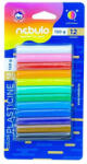 Nebulo Gyurmakészlet, színes, 12 db-os, 150g, Nebulo (NEB-SZG-12-150-1)