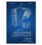 SteelPoster Fém poszter Grand Piano Tech Tábla Tepsi 22 x 31 cm +ajándék (plakat dekoracyjny, metalowa tablica, szyld)