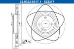 ATE Disc frana ATE 24.0322-0317.1 (24.0322-0317.1)