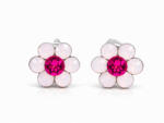 Pici Virág PICI VIRÁG bedugós fülbevaló - rose water opal-fuchsia (2 éves kortól) (2026080908)