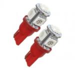 LEDSON Set 2 bec led w5w 24V rosie LEDSON 9341052 (9341052)