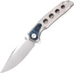 FerraMonster Valken - M390 Belt Satin with Titanium With CF handle FM23005-B