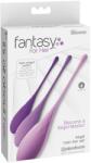 Fantasy For Her Fetish Fantasy Her Kegel Train-Her Set Bile Kegel pentru antrenarea planșeului pelvin 3 greutăți
