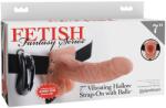 Fetish Fantasy Series Fetish Fantasy 7 Inch Vibrator Strap-On cu Ham Reglabil și Vibrații