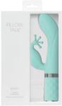 Pillow Talk Kinky Teal Vibrator Rabbit cu 2 Motoare și Cristal Swarovski Vibrator