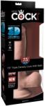 King Cock Plus KCP 7.5 Triple Density Dildo cu Suprafață Moale și Ventuză Dildo