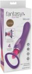 Pipedream Ultimate Pleasure Purple Vibrator 3 în 1 pentru punctul G clitoris și stimulare cu vacuum Vibrator