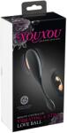 XOUXOU XX Love Ball Bilă vaginală cu electrostimulare E-Stim vibrații și telecomandă
