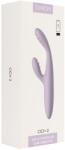 SVAKOM Cici+ 2 Pastel Lilac Vibrator rabbit pentru punctul G și clitoris cu încălzire și control prin aplicație Vibrator