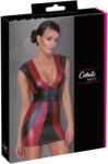 Cottelli PARTY Rochie Mini Mulată Roșu și Negru cu Decolteu Adânc - Roșu , L