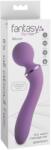 Pipedream Fetish Fantasy Her Duo Wand Massage-Her Vibrator cu cap de masaj flexibil și 10 moduri Vibrator