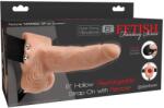 Fetish Fantasy Series Fetish Fantasy 6 Inch RC Strap-On Vibrator Realist cu Telecomandă, 10 Moduri