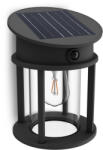 Philips Geri fekete napelemes LED kültéri fali lámpa (PHI-8720169361904) LED 1 izzós IP44 (8720169361904)
