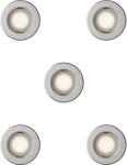 Philips Peridot 5-pack nikkel mennyezetbe építhető lámpa szett (PHI-8721103037176) GU10 5 izzós IP20 (8721103037176)