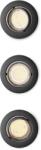 Philips Peridot 3-pack fekete mennyezetbe építhető lámpa szett (PHI-8720169376083) GU10 3 izzós IP20 (8720169376083)