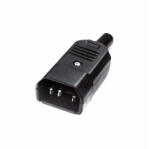 USE Home AC 1D, AC lengődugó, 3 pólus, 10A, 2300W, csavarozható (AC 1D)