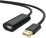 UGREEN US121, aktív USB 2.0 hosszabító kábel, 20m (fekete)