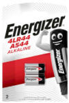 Energizer Alkáli elem LR44 | 6 V DC | 140 mAh | 2 - Buborékfólia | Ezüst / Fekete (EN-639335)