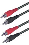 Use Bliszter Home A 3X audió kábel bliszteres csomagolásban, 2 RCA dugó-2 RCA dugó, 1, 5 m (A 3X)