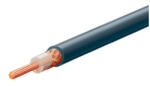USE Home RG 58 koax kábel, 50 Ohm, PVC és PE szigetelés, 19 réz ér, 96 szál rézharisnya, 100m, fekete (RG 58)
