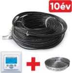 Falcon U-HEAT Cable elektromos fűtőkábel 320 W - 18, 5 méter (18 W/m) + Digitális fali termosztát + Magnum rögzítő fémszalag szettben (falconset5.3)