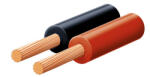 USE SAL KL 0, 35 hangszóróvezeték, piros-fekete, 2 x 0, 35 mm2, 0, 1 mm elemi szál, 100 m/ tekercs (KL 0,35)