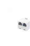 Use Bliszter Home TS 16-2WH/X elosztó telefonvezetékhez, 6P4C, 1 dugó-2 aljzat (TS 16-2WH/X)