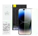 Baseus Crystal Series betekintésgátló edzett üvegfólia iPhone 14 Pro