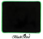 BlackBird Egérpad Gamer NanoGlide 21x25cm 3mm vastag zöld varrott szegély - kontaktor